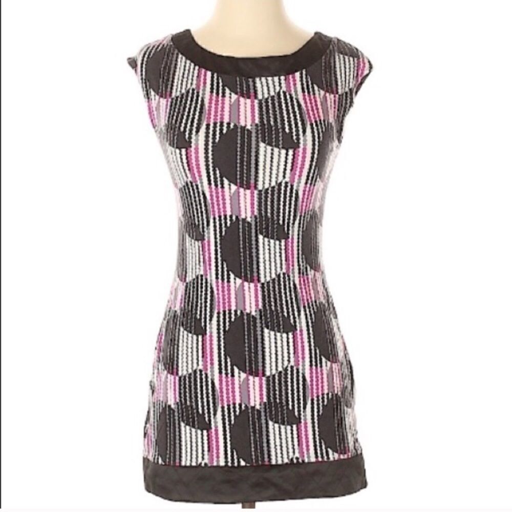 Express, mini black and pink patterned dre…